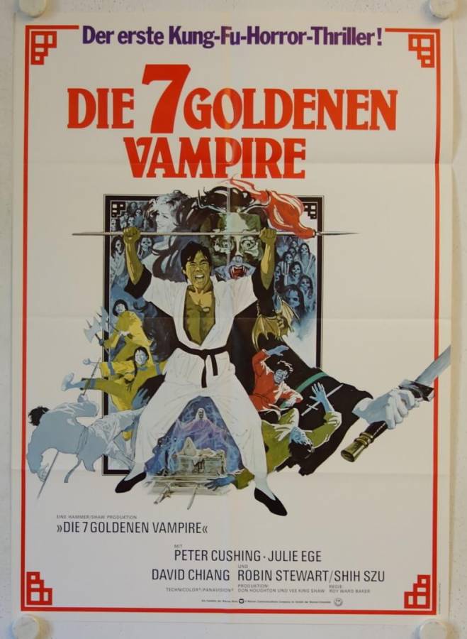 The Legend of the Seven Golden Vampires original release german movie poster